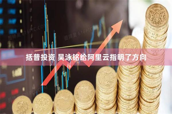 括普投资 吴泳铭给阿里云指明了方向