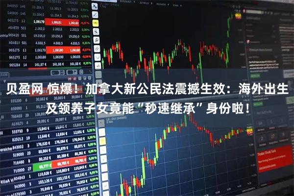 贝盈网 惊爆！加拿大新公民法震撼生效：海外出生及领养子女竟能“秒速继承”身份啦！