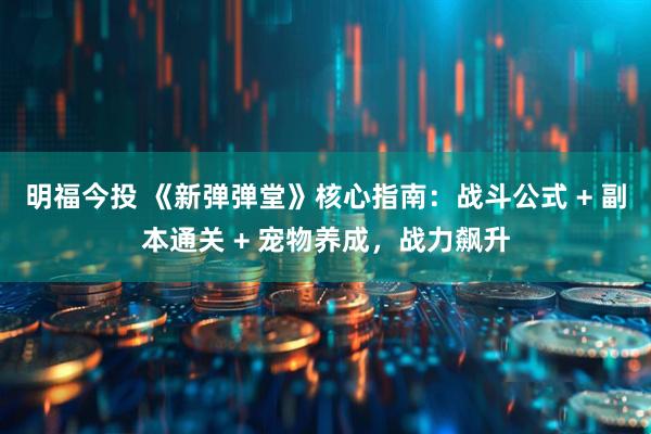 明福今投 《新弹弹堂》核心指南:战斗公式 + 副本通关 + 宠物养成,战力飙升